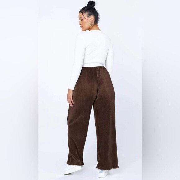 Princess Polly, Ladies Keilan Pants Brown. Size: 4 (US). NIB/NWT - Picture 7 of 9